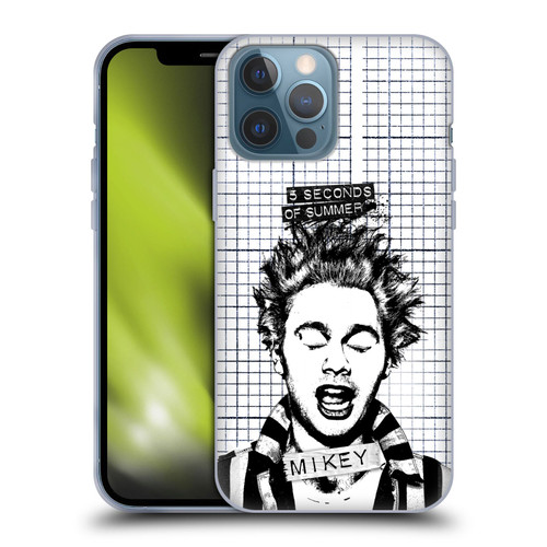 5 Seconds of Summer Solos Grained Mikey Soft Gel Case for Apple iPhone 13 Pro Max