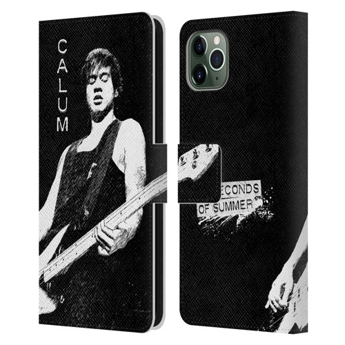 5 Seconds of Summer Solos BW Calum Leather Book Wallet Case Cover For Apple iPhone 11 Pro Max