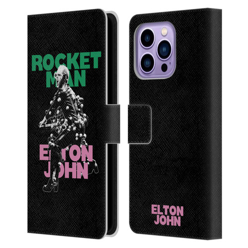 Elton John Rocketman Key Art 5 Leather Book Wallet Case Cover For Apple iPhone 14 Pro Max