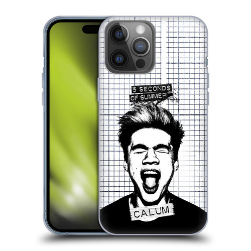 5 Seconds of Summer Solos Grained Calum Soft Gel Case for Apple iPhone 14 Pro Max