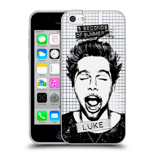 5 Seconds of Summer Solos Grained Luke Soft Gel Case for Apple iPhone 5c