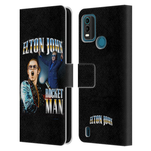 Elton John Rocketman Key Art Leather Book Wallet Case Cover For Nokia G11 Plus