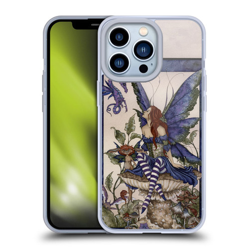 Amy Brown Pixies Bottom Of The Garden Soft Gel Case for Apple iPhone 13 Pro
