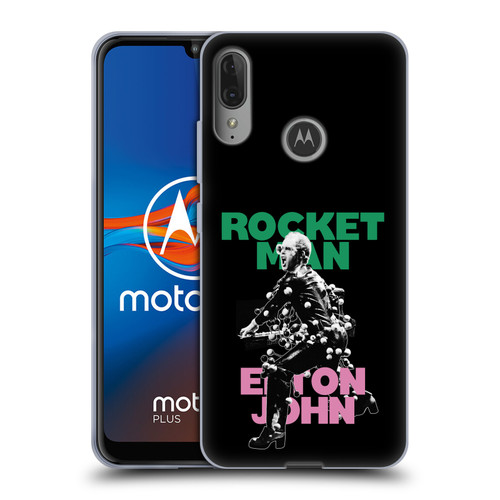 Elton John Rocketman Key Art 5 Soft Gel Case for Motorola Moto E6 Plus