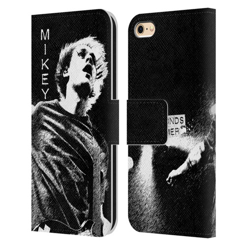 5 Seconds of Summer Solos BW Mikey Leather Book Wallet Case Cover For Apple iPhone 6 / iPhone 6s