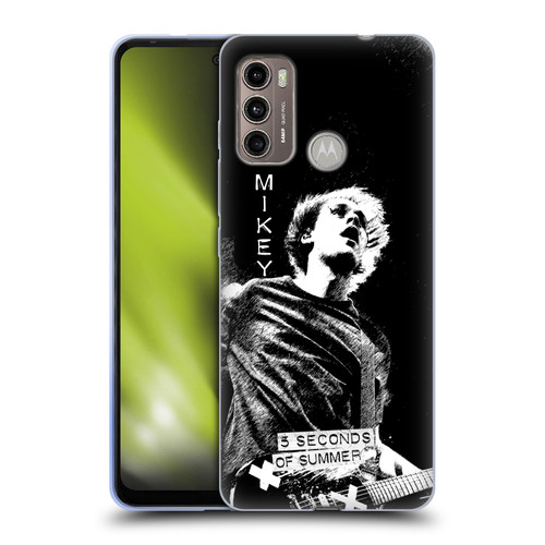 5 Seconds of Summer Solos BW Mikey Soft Gel Case for Motorola Moto G60 / Moto G40 Fusion