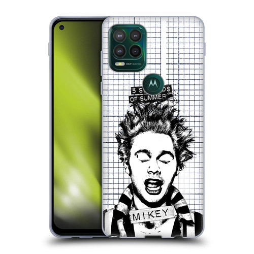 5 Seconds of Summer Solos Grained Mikey Soft Gel Case for Motorola Moto G Stylus 5G 2021