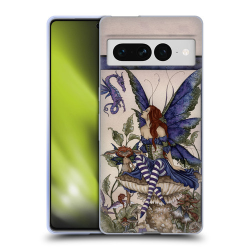 Amy Brown Pixies Bottom Of The Garden Soft Gel Case for Google Pixel 7 Pro