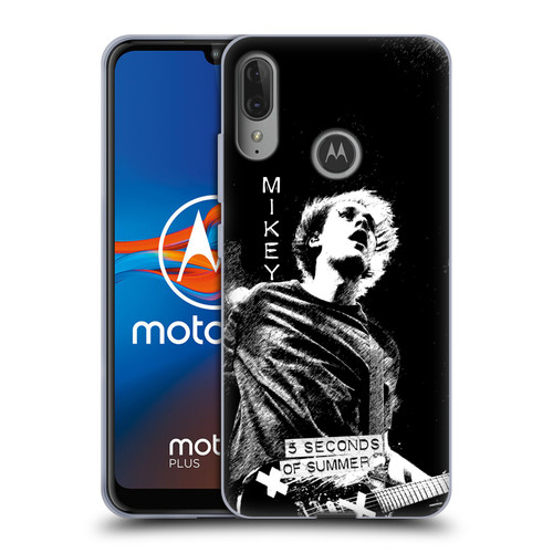 5 Seconds of Summer Solos BW Mikey Soft Gel Case for Motorola Moto E6 Plus