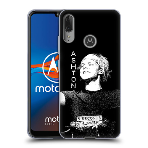 5 Seconds of Summer Solos BW Ashton Soft Gel Case for Motorola Moto E6 Plus