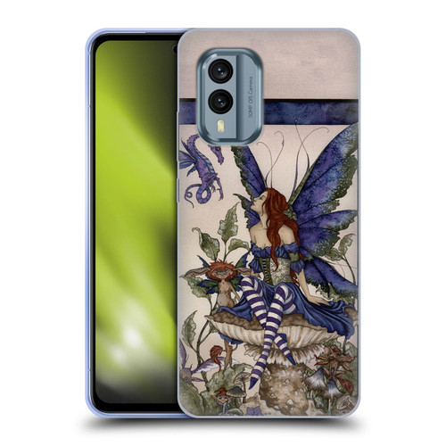 Amy Brown Pixies Bottom Of The Garden Soft Gel Case for Nokia X30