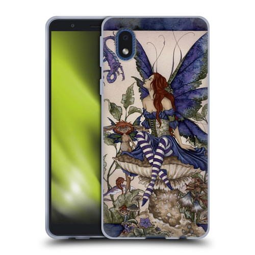 Amy Brown Pixies Bottom Of The Garden Soft Gel Case for Samsung Galaxy A01 Core (2020)
