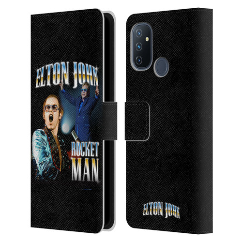 Elton John Rocketman Key Art Leather Book Wallet Case Cover For OnePlus Nord N100