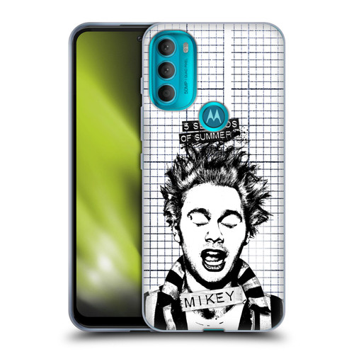 5 Seconds of Summer Solos Grained Mikey Soft Gel Case for Motorola Moto G71 5G