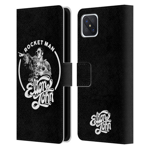 Elton John Rocketman Key Art 2 Leather Book Wallet Case Cover For OPPO Reno4 Z 5G