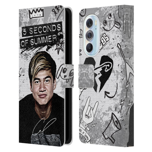 5 Seconds of Summer Solos Vandal Calum Leather Book Wallet Case Cover For Motorola Edge X30