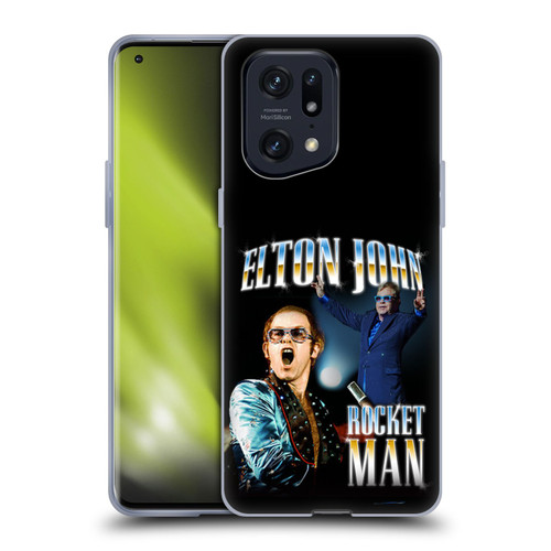 Elton John Rocketman Key Art Soft Gel Case for OPPO Find X5 Pro