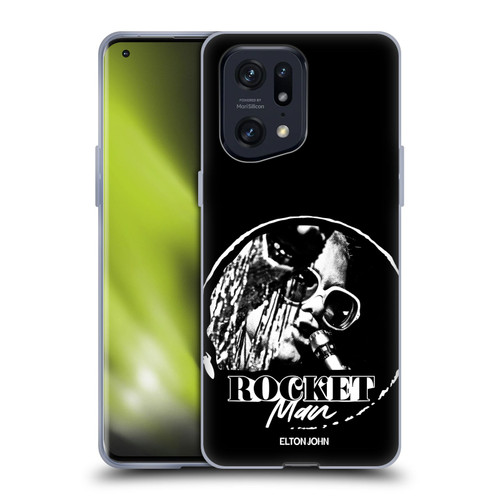 Elton John Rocketman Key Art 4 Soft Gel Case for OPPO Find X5 Pro