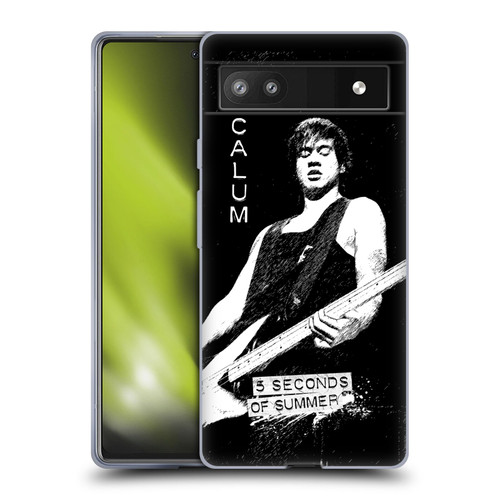 5 Seconds of Summer Solos BW Calum Soft Gel Case for Google Pixel 6a