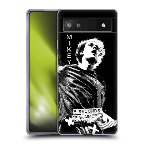 5 Seconds of Summer Solos BW Mikey Soft Gel Case for Google Pixel 6a