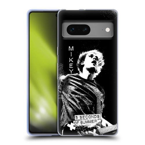 5 Seconds of Summer Solos BW Mikey Soft Gel Case for Google Pixel 7