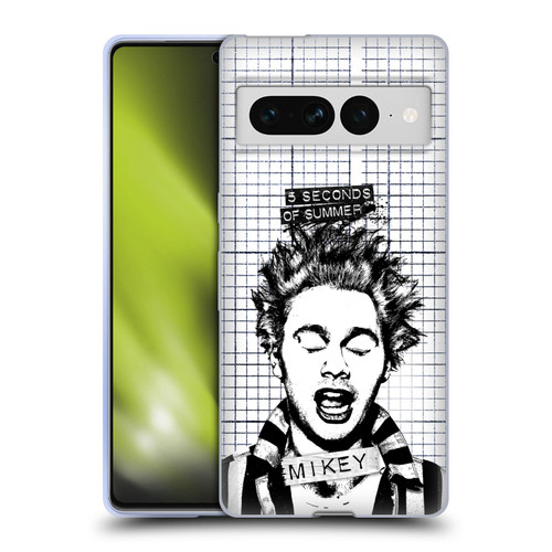 5 Seconds of Summer Solos Grained Mikey Soft Gel Case for Google Pixel 7 Pro