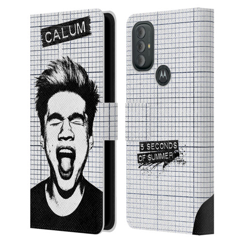 5 Seconds of Summer Solos Grained Calum Leather Book Wallet Case Cover For Motorola Moto G10 / Moto G20 / Moto G30