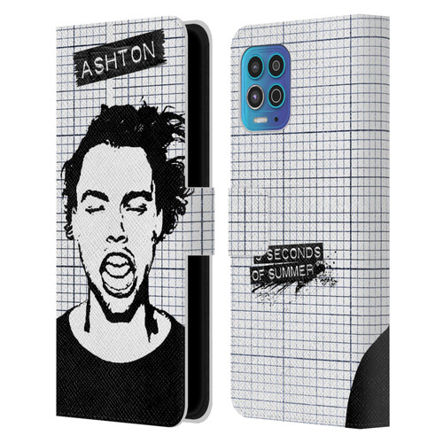 5 Seconds of Summer Solos Grained Ashton Leather Book Wallet Case Cover For Motorola Moto G100