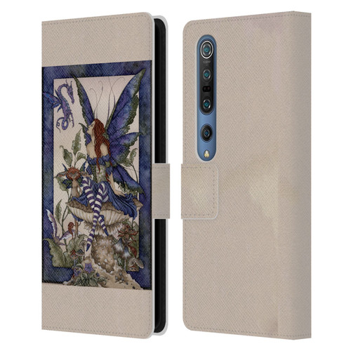 Amy Brown Pixies Bottom Of The Garden Leather Book Wallet Case Cover For Xiaomi Mi 10 5G / Mi 10 Pro 5G