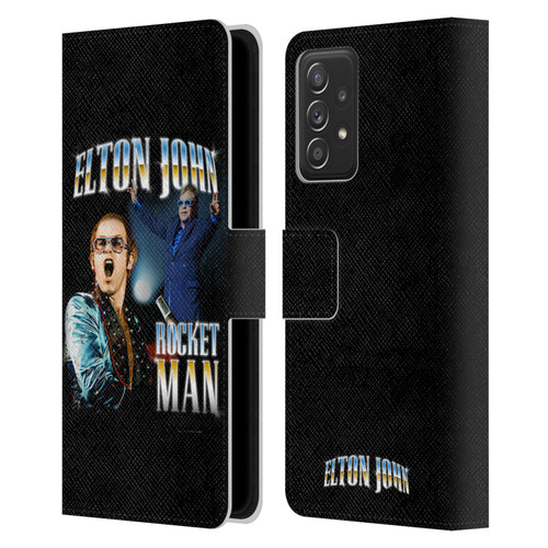Elton John Rocketman Key Art Leather Book Wallet Case Cover For Samsung Galaxy A53 5G (2022)