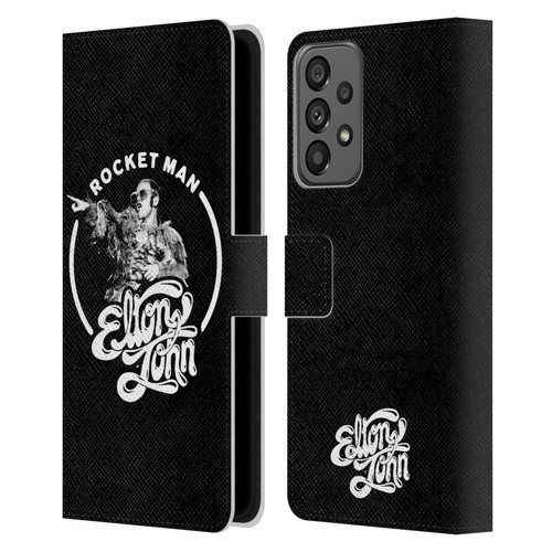 Elton John Rocketman Key Art 2 Leather Book Wallet Case Cover For Samsung Galaxy A73 5G (2022)