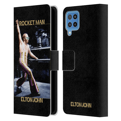 Elton John Rocketman Key Art 3 Leather Book Wallet Case Cover For Samsung Galaxy F22 (2021)