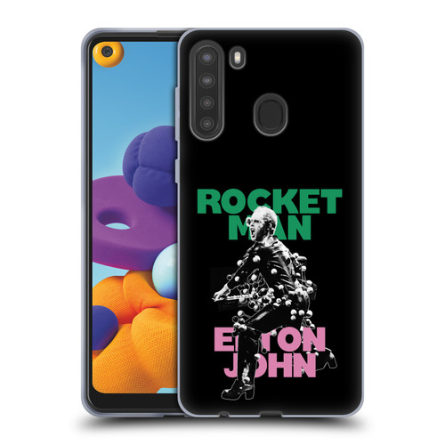 Elton John Rocketman Key Art 5 Soft Gel Case for Samsung Galaxy A21 (2020)