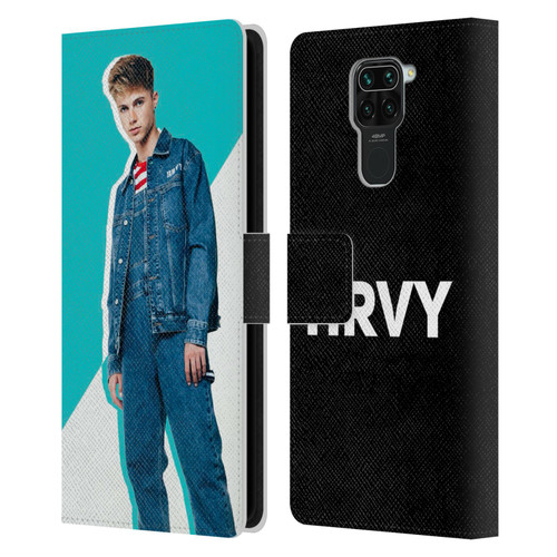 HRVY Graphics Calendar 8 Leather Book Wallet Case Cover For Xiaomi Redmi Note 9 / Redmi 10X 4G