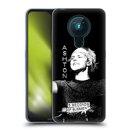 5 Seconds of Summer Solos BW Ashton Soft Gel Case for Nokia 5.3