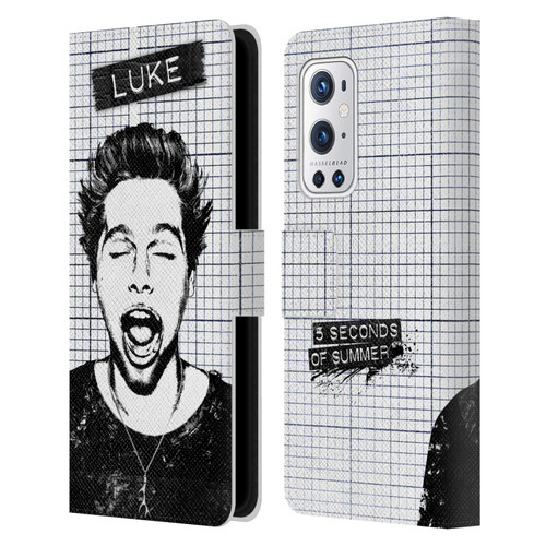 5 Seconds of Summer Solos Grained Luke Leather Book Wallet Case Cover For OnePlus 9 Pro