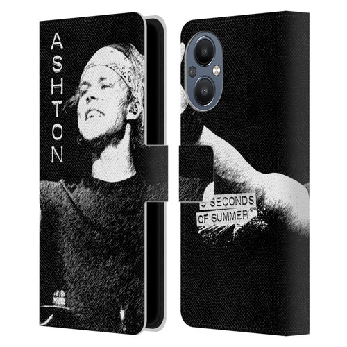 5 Seconds of Summer Solos BW Ashton Leather Book Wallet Case Cover For OnePlus Nord N20 5G