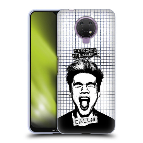 5 Seconds of Summer Solos Grained Calum Soft Gel Case for Nokia G10