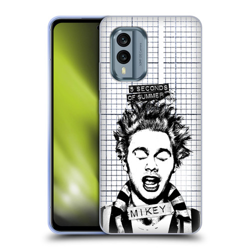 5 Seconds of Summer Solos Grained Mikey Soft Gel Case for Nokia X30