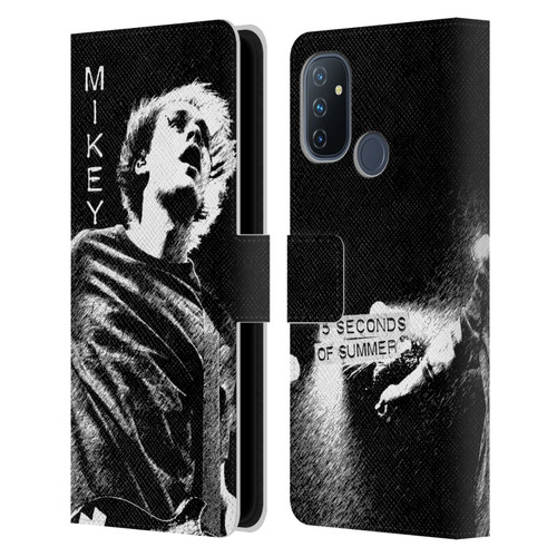 5 Seconds of Summer Solos BW Mikey Leather Book Wallet Case Cover For OnePlus Nord N100