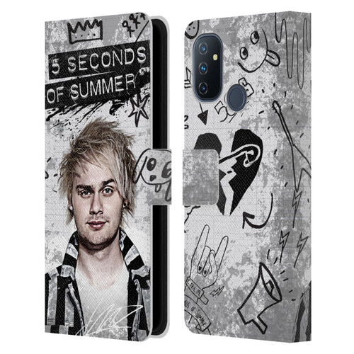 5 Seconds of Summer Solos Vandal Mikey Leather Book Wallet Case Cover For OnePlus Nord N100