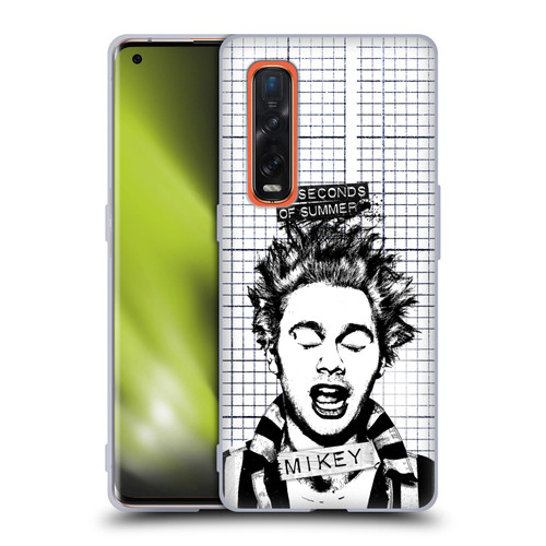 5 Seconds of Summer Solos Grained Mikey Soft Gel Case for OPPO Find X2 Pro 5G