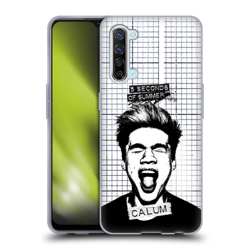 5 Seconds of Summer Solos Grained Calum Soft Gel Case for OPPO Find X2 Lite 5G