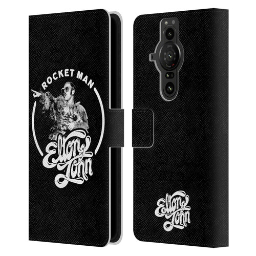 Elton John Rocketman Key Art 2 Leather Book Wallet Case Cover For Sony Xperia Pro-I