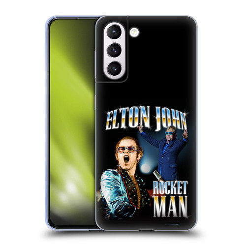 Elton John Rocketman Key Art Soft Gel Case for Samsung Galaxy S21+ 5G