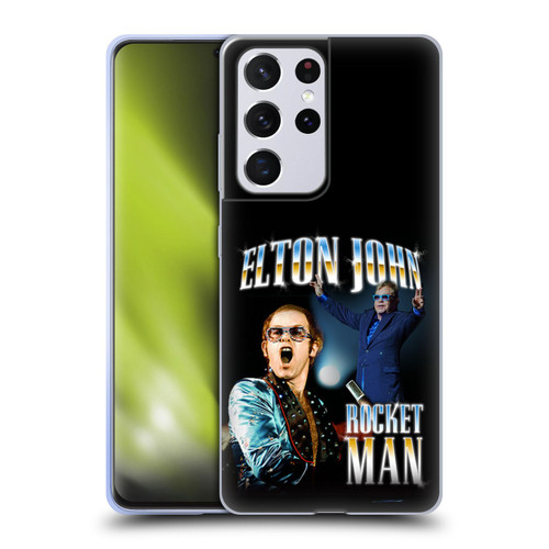Elton John Rocketman Key Art Soft Gel Case for Samsung Galaxy S21 Ultra 5G