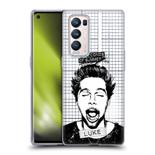 5 Seconds of Summer Solos Grained Luke Soft Gel Case for OPPO Find X3 Neo / Reno5 Pro+ 5G