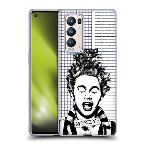 5 Seconds of Summer Solos Grained Mikey Soft Gel Case for OPPO Find X3 Neo / Reno5 Pro+ 5G