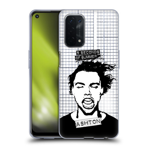 5 Seconds of Summer Solos Grained Ashton Soft Gel Case for OPPO A54 5G