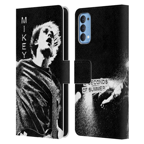 5 Seconds of Summer Solos BW Mikey Leather Book Wallet Case Cover For OPPO Reno 4 5G
